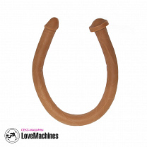 Анальная змея SUPER LONG DONG карамельный силикон, 105 см