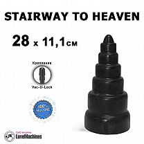 Анальная пирамида STAIRWAY TO HEAVEN 28 см силикон Vac-U-Lock